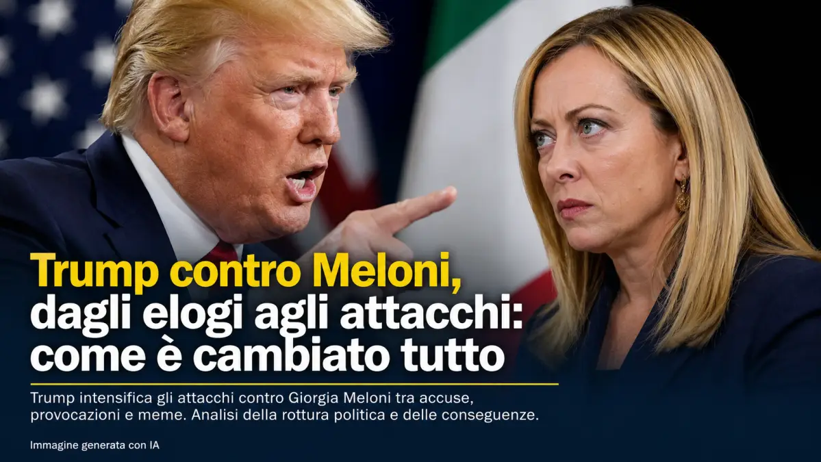 Trump contro Meloni