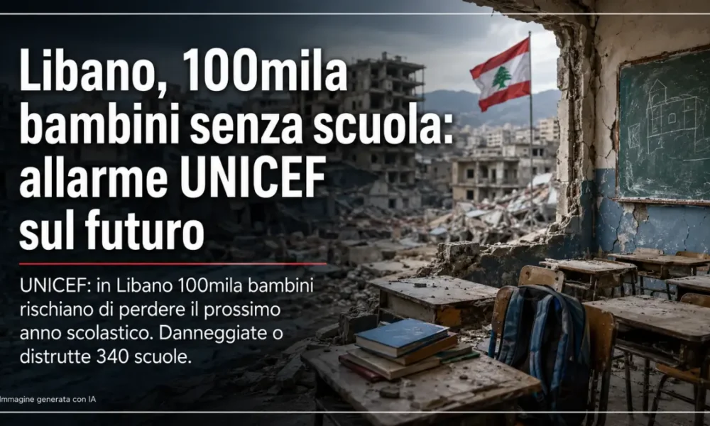 libano 100mila bambini senza scuola allarme unicef sul futuro da Puntomagazine.it libano 100mila bambini senza scuola allarme unicef sul futuro