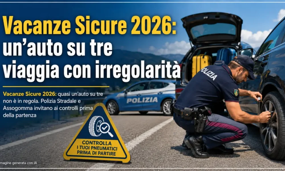 vacanze sicure 2026 un8217auto su tre viaggia con irregolarit224 da Puntomagazine.it vacanze sicure 2026 un8217auto su tre viaggia con irregolarit224