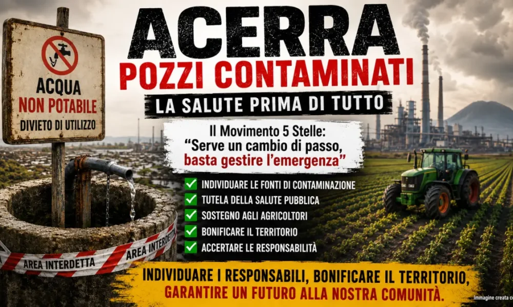 pozzi contaminati ad acerra il movimento 5 stelle serve un cambio di passo basta gestire l8217emergenza da Puntomagazine.it pozzi contaminati ad acerra il movimento 5 stelle serve un cambio di passo basta gestire l8217emergenza