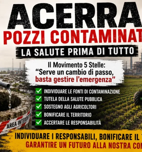 acerra pozzi contaminati m5s
