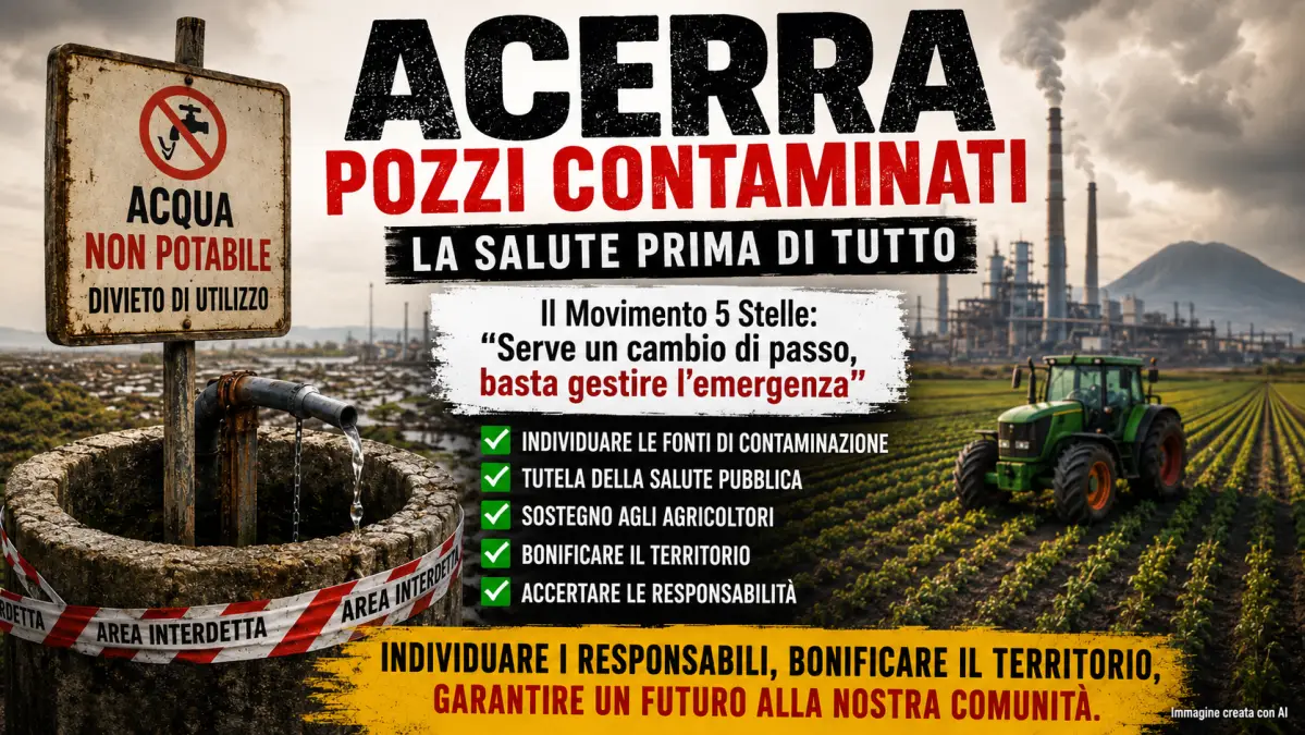 acerra pozzi contaminati m5s