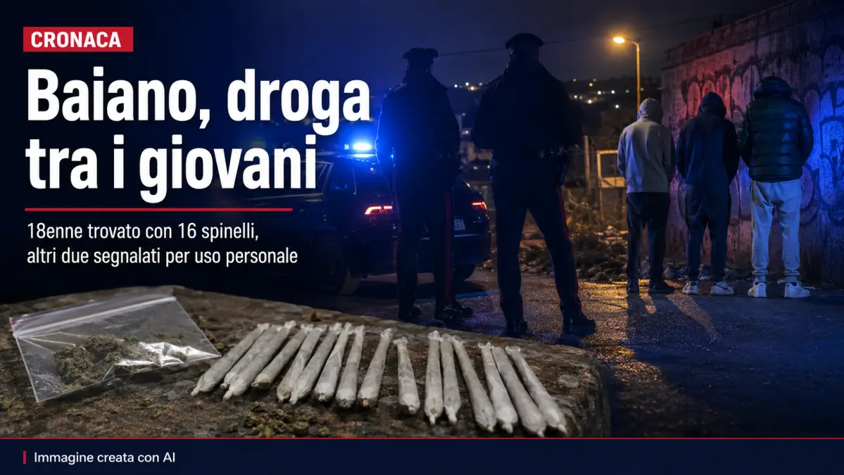 baiano droga tra i giovani