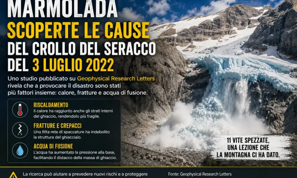 marmolada uno studio ricostruisce le cause del crollo del seracco del 2022 da Puntomagazine.it marmolada uno studio ricostruisce le cause del crollo del seracco del 2022
