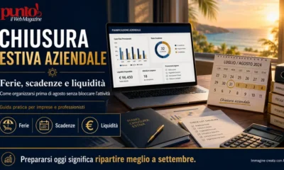 chiusura estiva aziendale