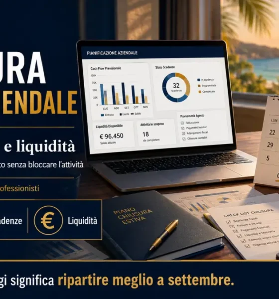 chiusura estiva aziendale