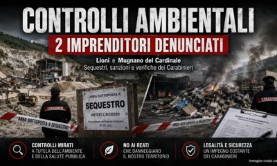 controlli ambiente lioni e mugnano del cardinale luglio 2026
