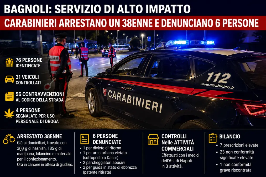 controlli bagnoli luglio 2026