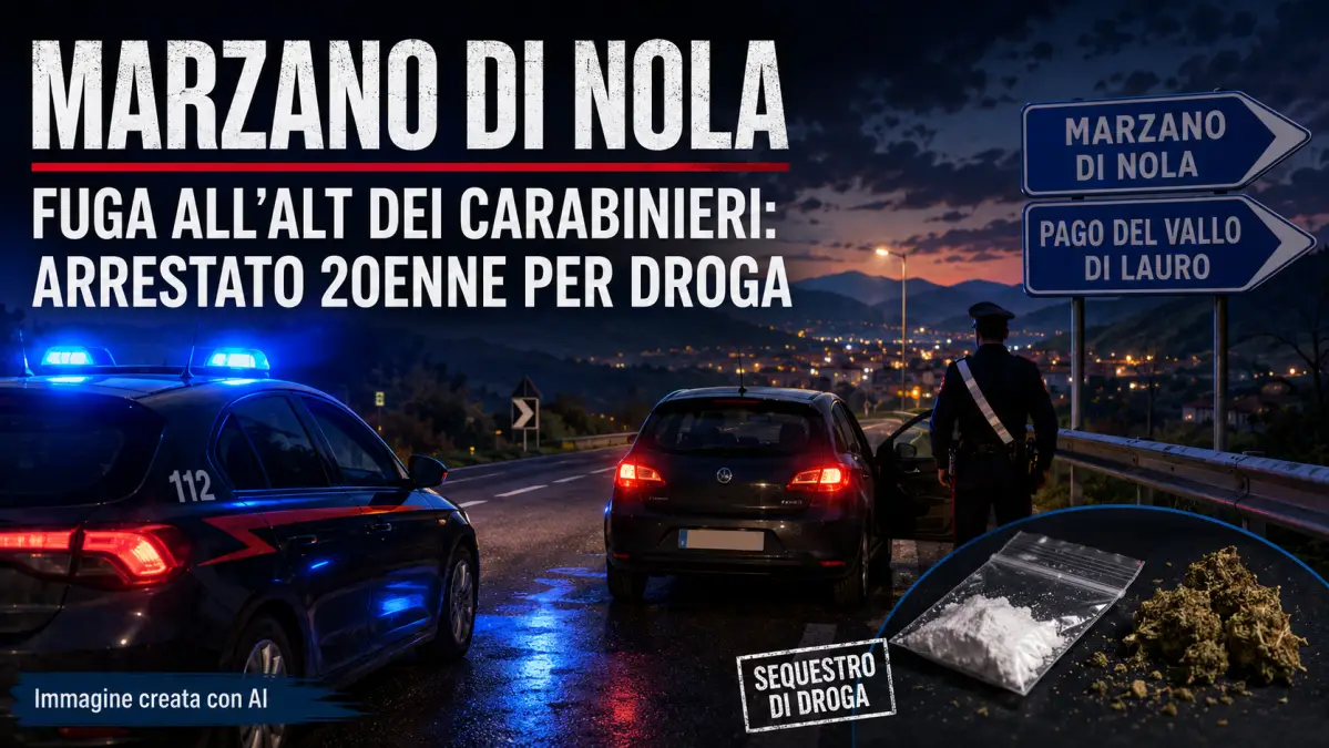 droga marzano di nola carabinieri luglio 2026