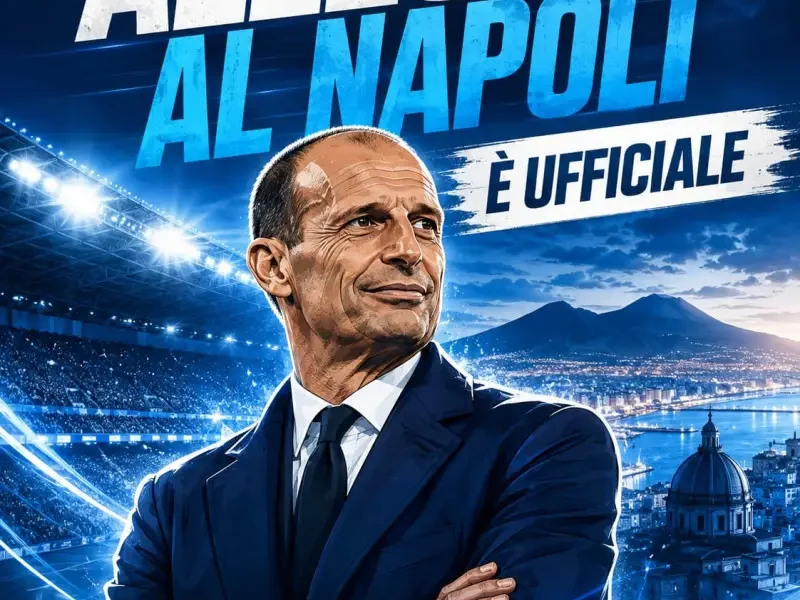 adesso 232 ufficiale allegri nuovo allenatore del napoli da Puntomagazine.it adesso 232 ufficiale allegri nuovo allenatore del napoli