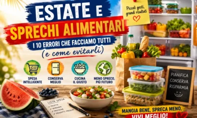estate e sprechi alimentari