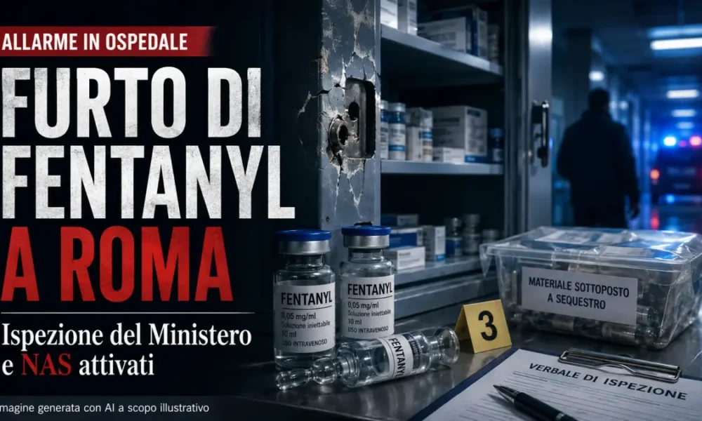 furto di fentanyl all8217ospedale israelitico di roma il ministero avvia ispezione e attiva i nas da Puntomagazine.it furto di fentanyl all8217ospedale israelitico di roma il ministero avvia ispezione e attiva i nas
