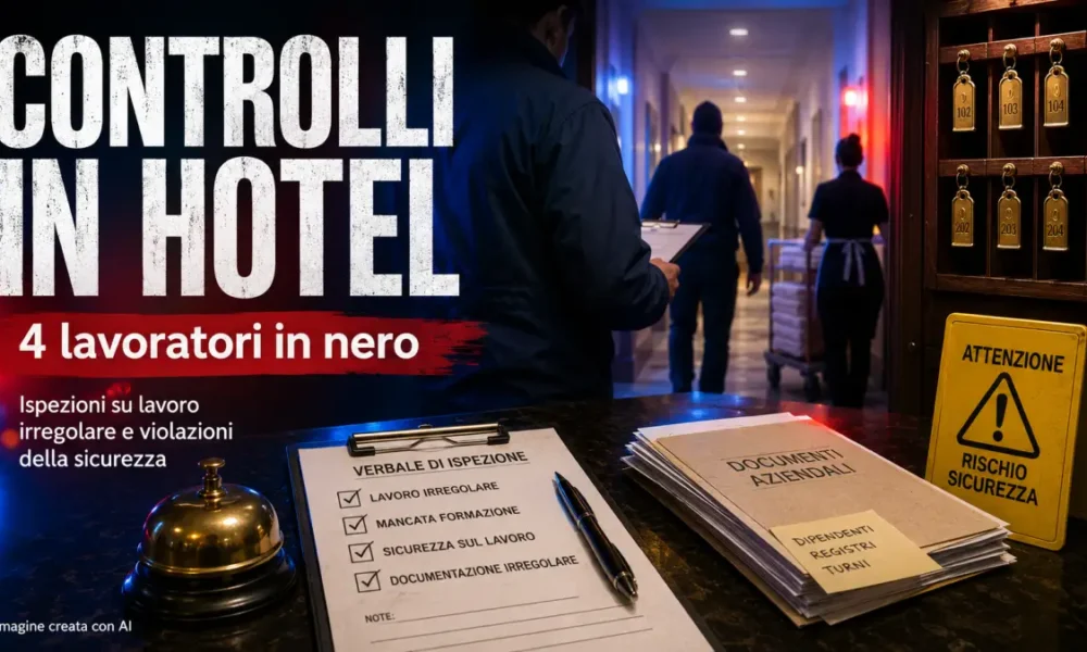 giugliano controlli dei carabinieri in un hotel trovati 4 lavoratori in nero da Puntomagazine.it giugliano controlli dei carabinieri in un hotel trovati 4 lavoratori in nero