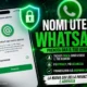 nomi utente whatsapp