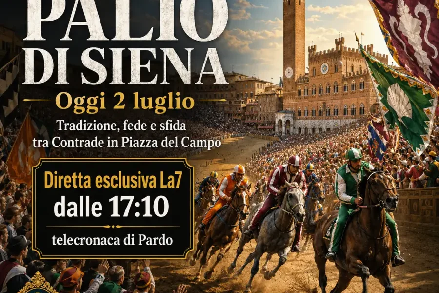 palio di siena 2026 oggi la corsa di provenzano storia significato e diretta su la7 da Puntomagazine.it palio di siena 2026 oggi la corsa di provenzano storia significato e diretta su la7