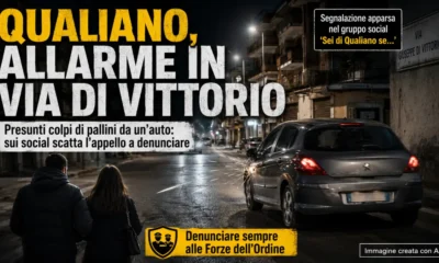 qualiano spari pallini in Via Di Vittorio