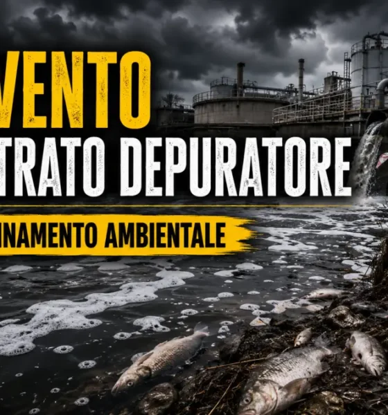 sequestrato depuratore benevento luglio 2026