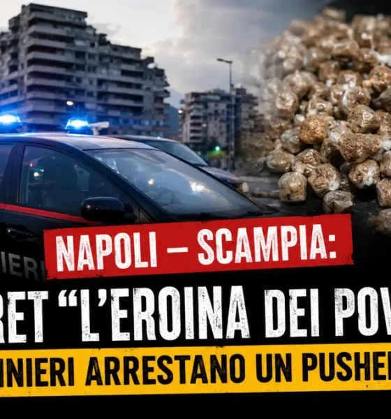 sequestro 54 dosi cobret scampia luglio 2026
