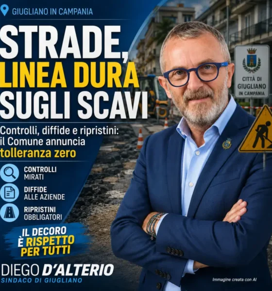strade sicure diego d'alterio sindaco giugliano