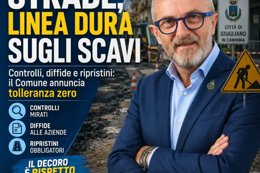 giugliano scavi e strade danneggiate il comune annuncia linea dura sui ripristini da Puntomagazine.it giugliano scavi e strade danneggiate il comune annuncia linea dura sui ripristini