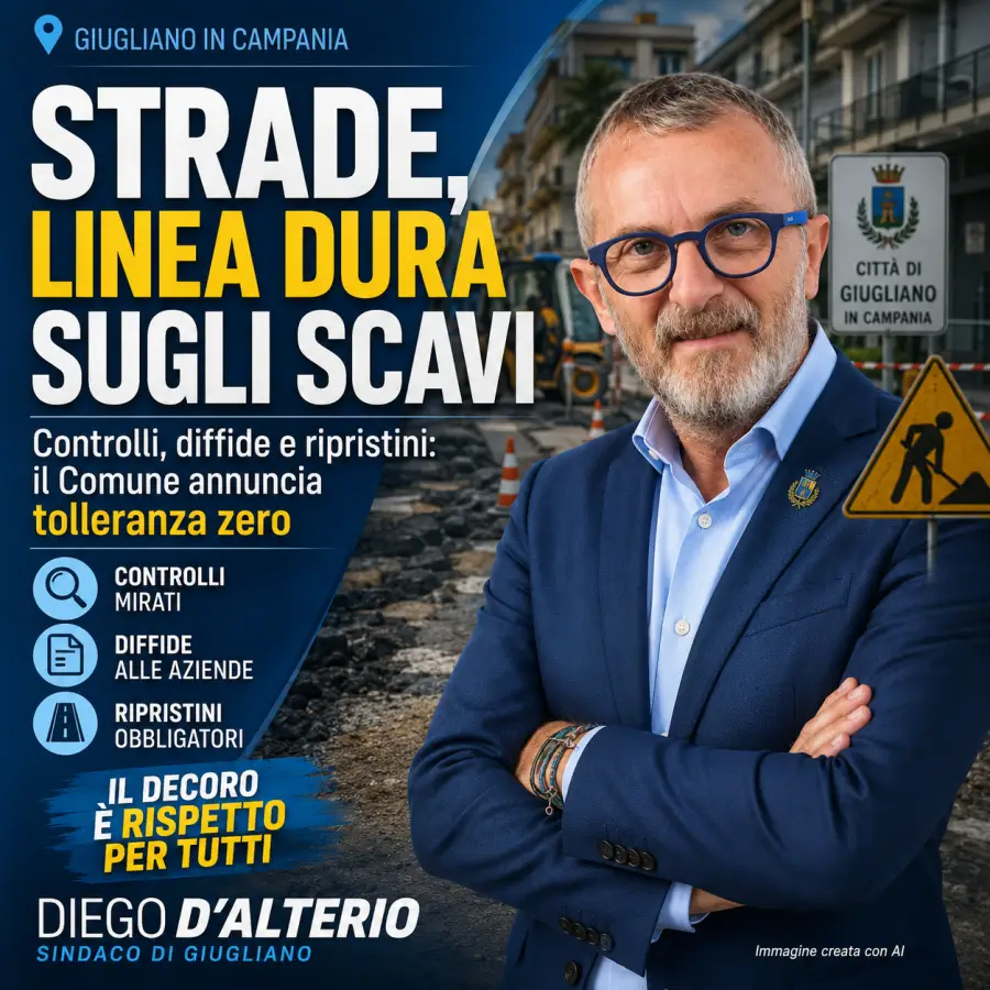 strade sicure diego d'alterio sindaco giugliano