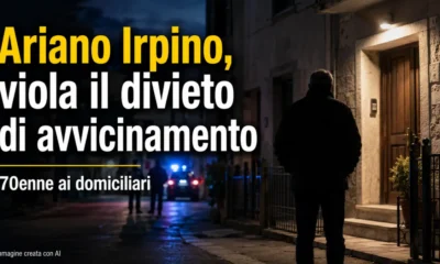 Ariano Irpino divieto di avvicinamento