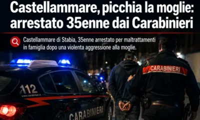 Castellammare di Stabia - Picchia la moglie - foto i