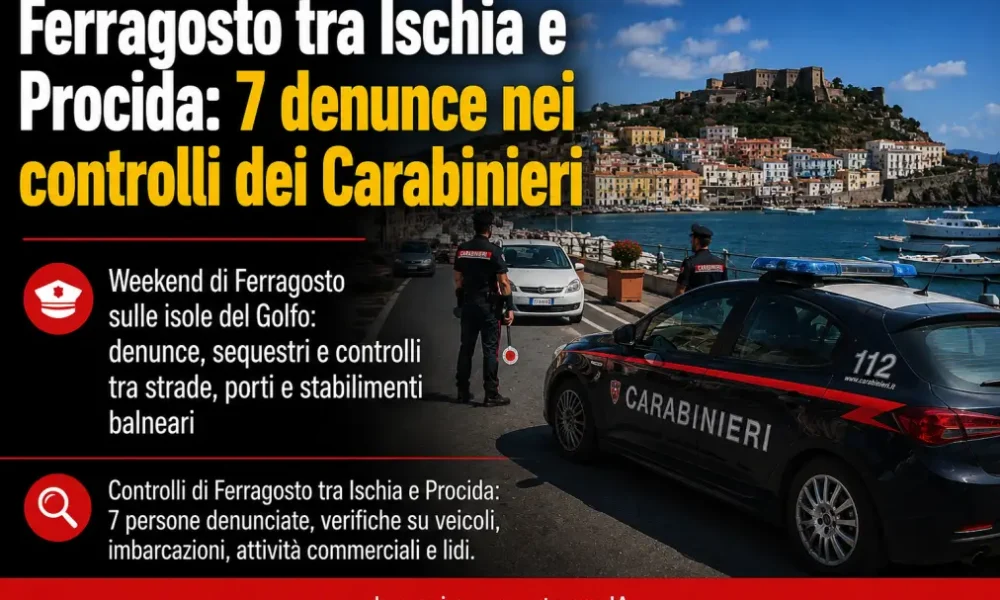 ferragosto tra ischia e procida 7 denunce nei controlli dei carabinieri da Puntomagazine.it ferragosto tra ischia e procida 7 denunce nei controlli dei carabinieri