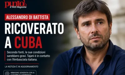 Di Battista malore cuba