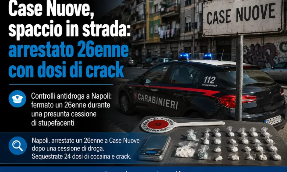 napoli case nuove spaccia crack in strada arrestato 26enne da Puntomagazine.it napoli case nuove spaccia crack in strada arrestato 26enne