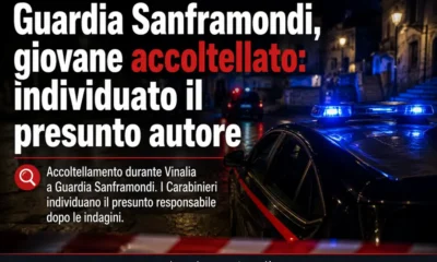 Guardia sanframondi - accoltellamento - immagine generata con IA