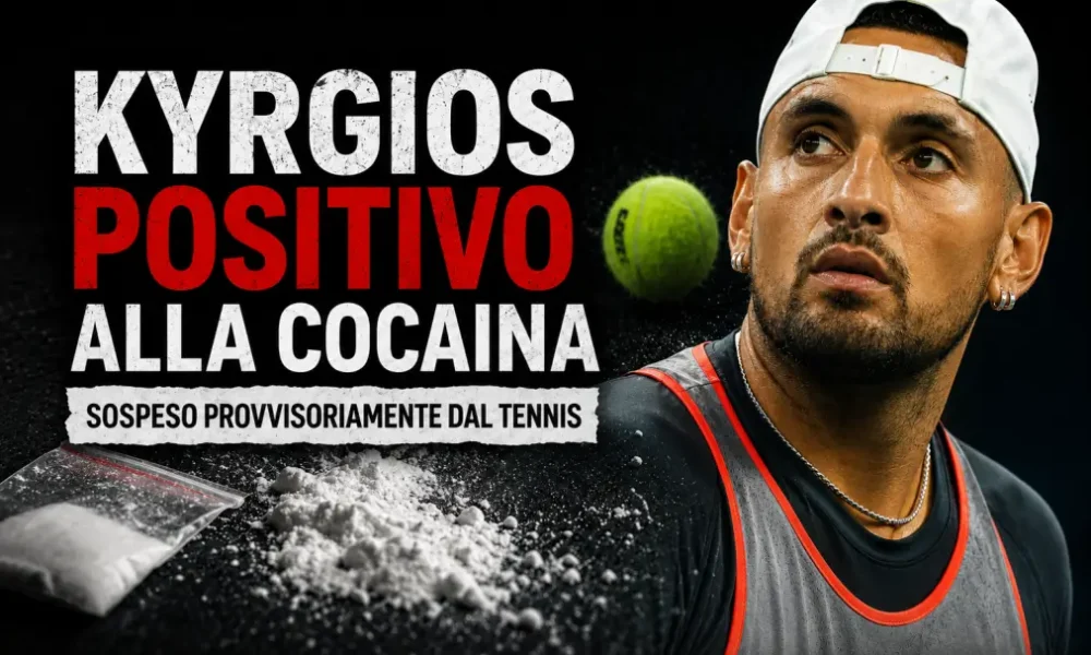 Kyrgios positivo alla cocaina
