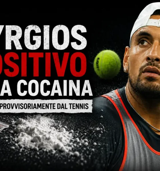 Kyrgios positivo alla cocaina
