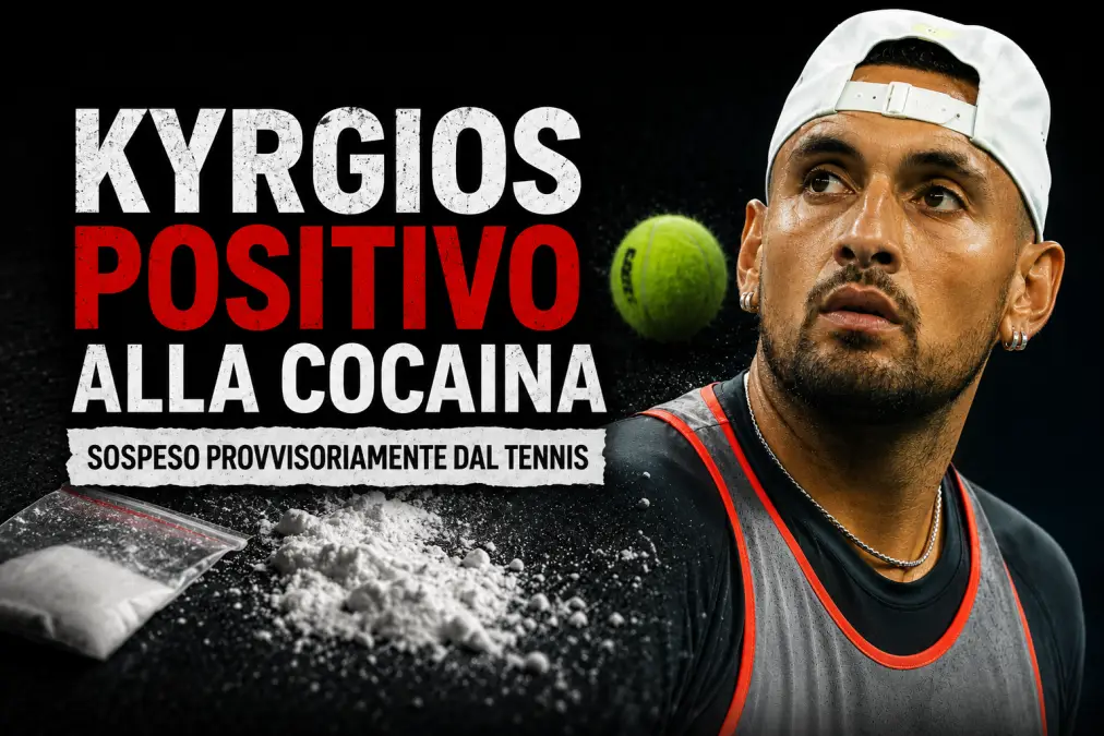 Kyrgios positivo alla cocaina