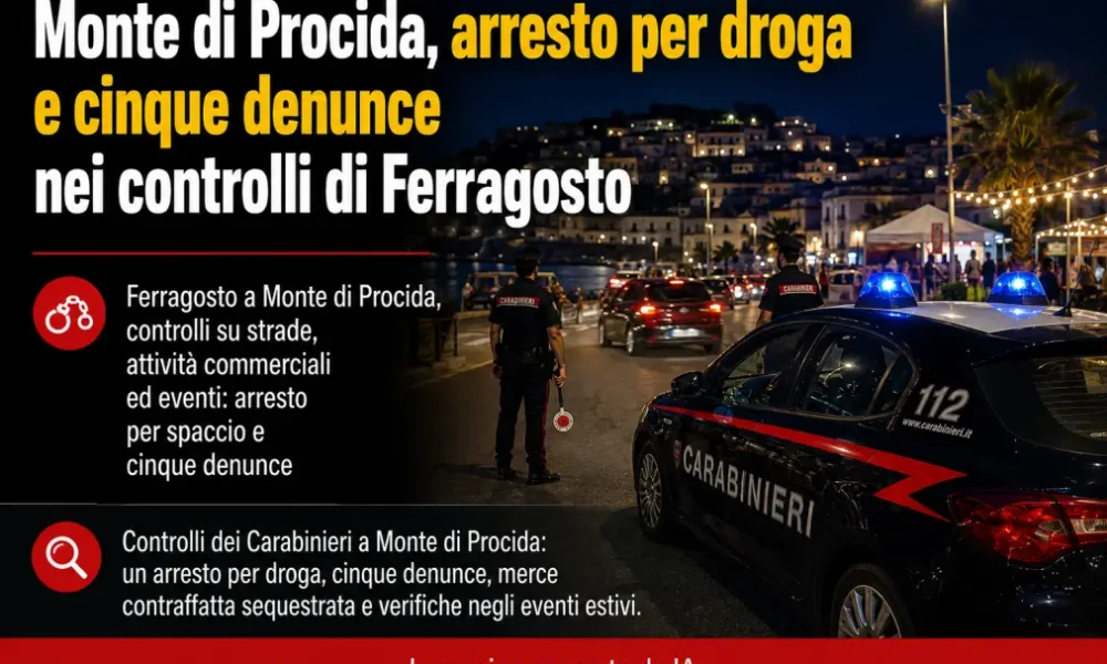 monte di procida arresto per droga e cinque denunce nei controlli di ferragosto da Puntomagazine.it monte di procida arresto per droga e cinque denunce nei controlli di ferragosto