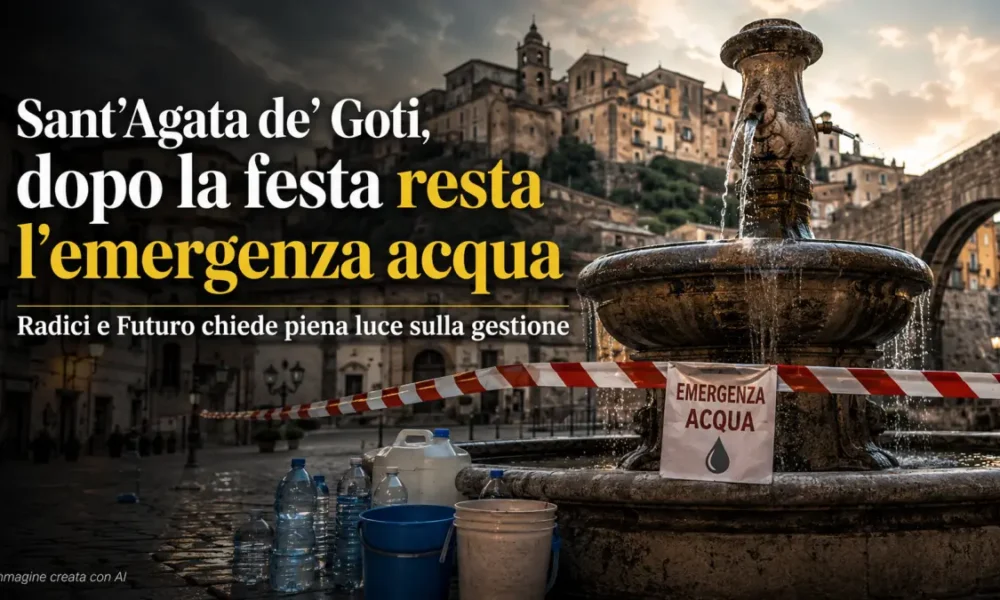 Radici e Futuro Sant'Agata de Goti acqua