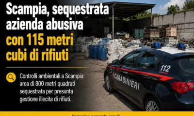 Sequestrata azienda abusiva, immagine generata con ia