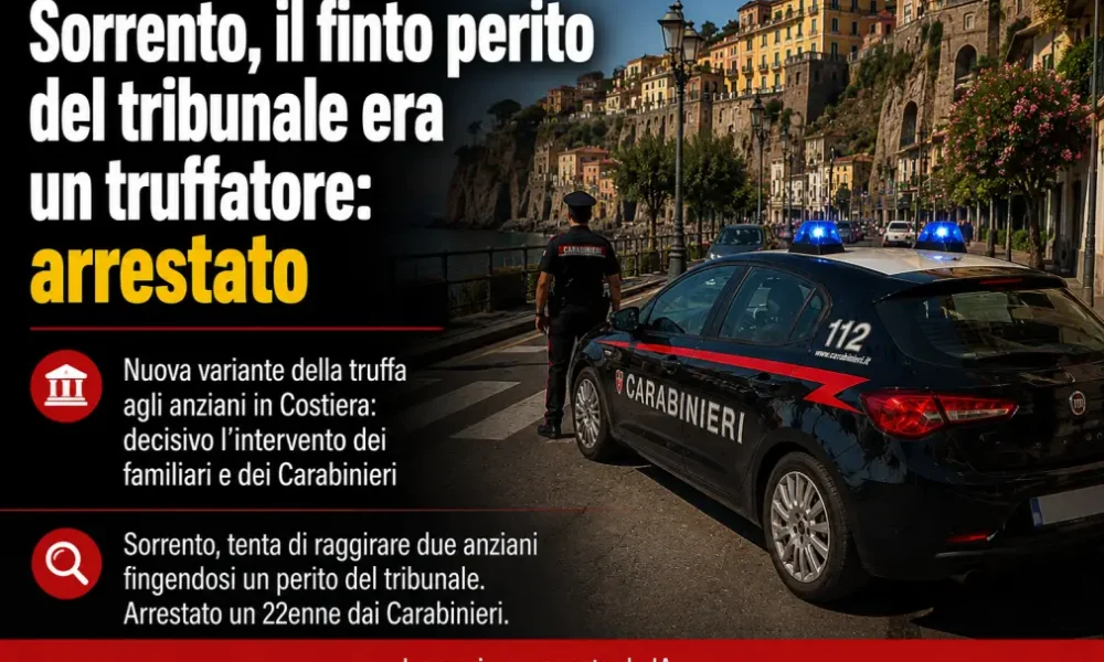 sorrento il finto perito del tribunale era un truffatore arrestato da Puntomagazine.it sorrento il finto perito del tribunale era un truffatore arrestato
