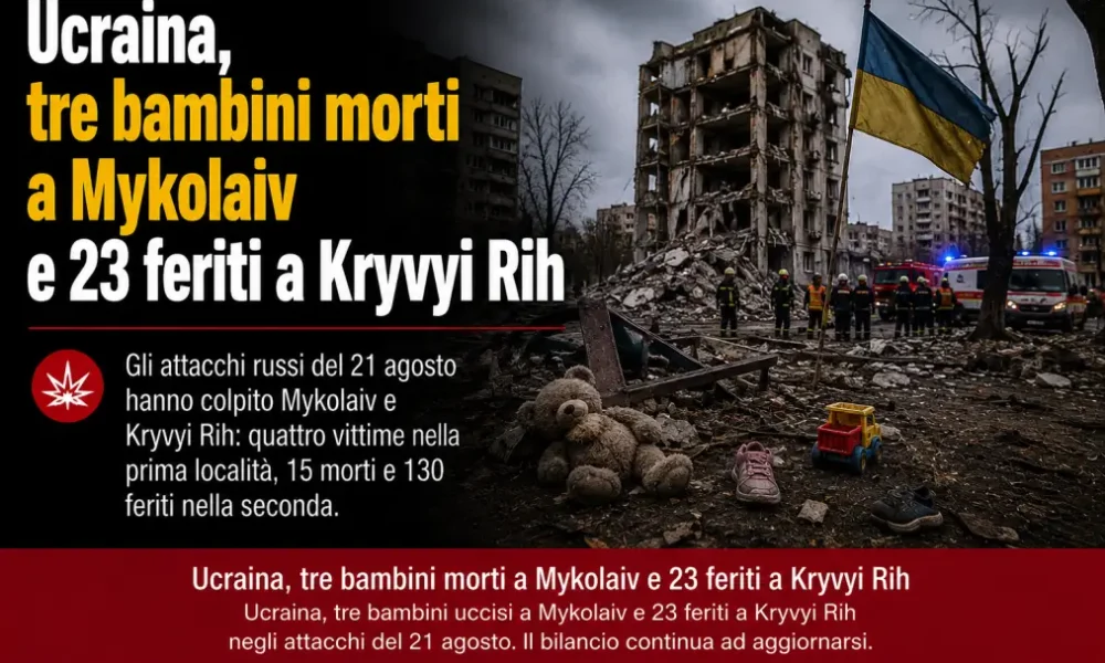 ucraina tre bambini morti a mykolaiv e 23 feriti a kryvyi rih da Puntomagazine.it ucraina tre bambini morti a mykolaiv e 23 feriti a kryvyi rih
