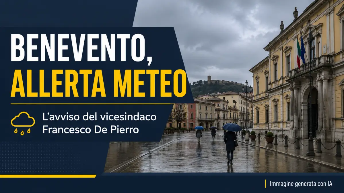 allerta meteo benevento avviso vicesindaco