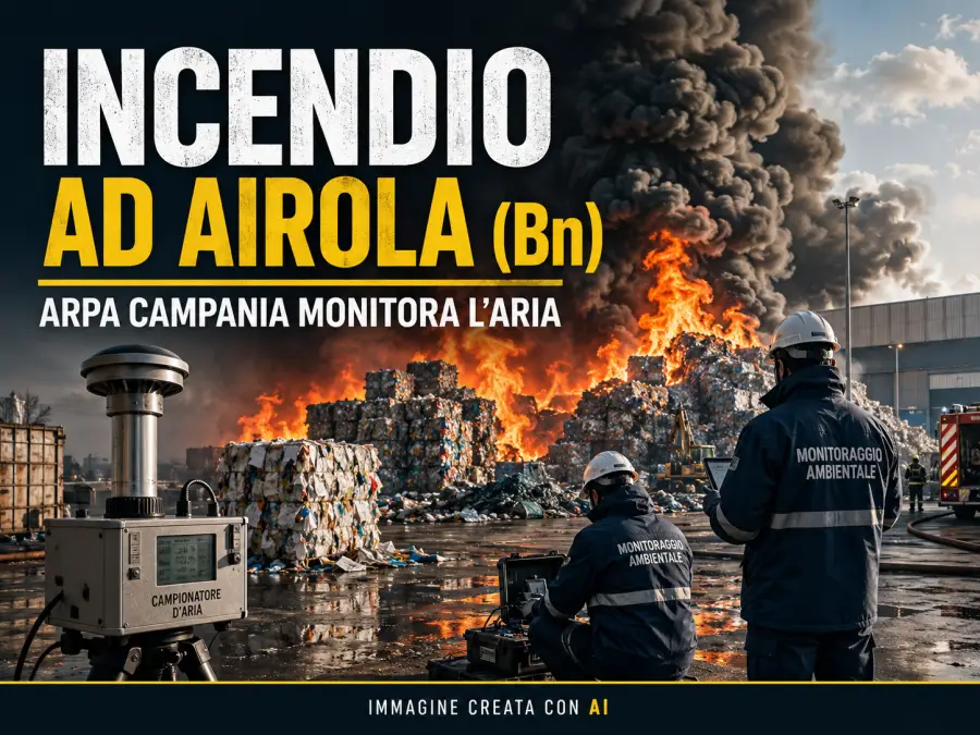 arpa incendio Airola