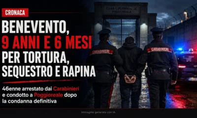 benevento tortura e sequestro di persona condannato