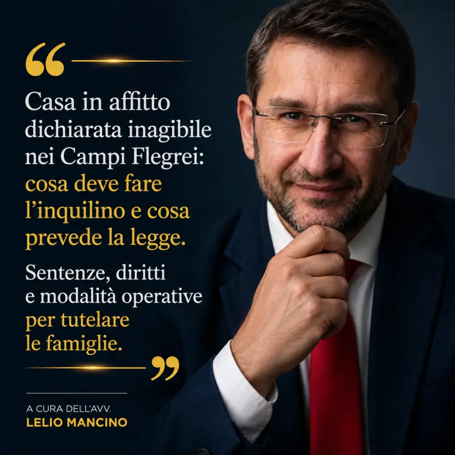 campi flegrei casa in affitto dichiarata inagibile