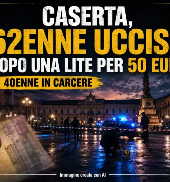 caserta 62enne ucciso dopo lite