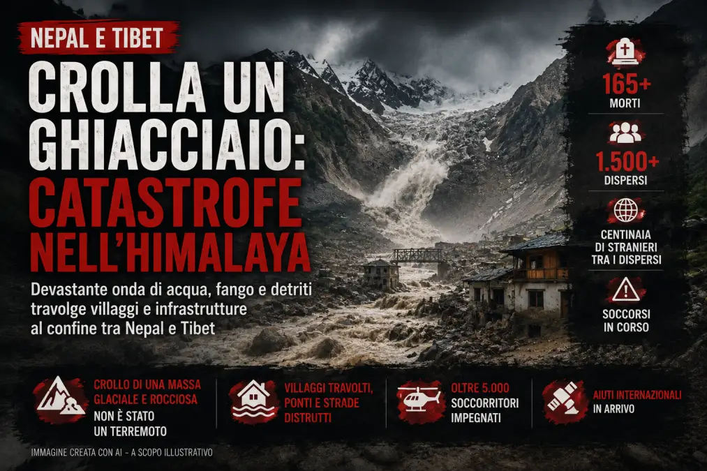 alluvione Nepal Tibet