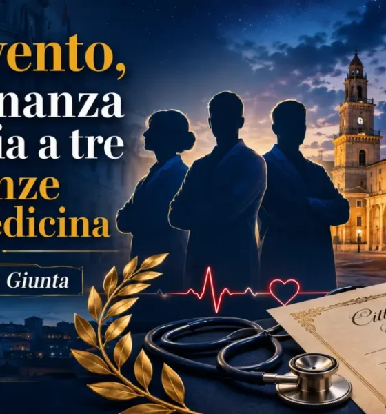 cittadinanza onoraria benevento medicina
