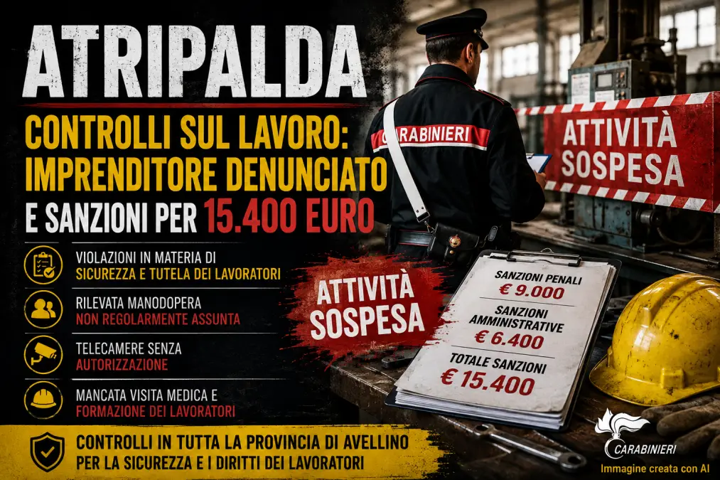 controlli sul lavoro Atripalda