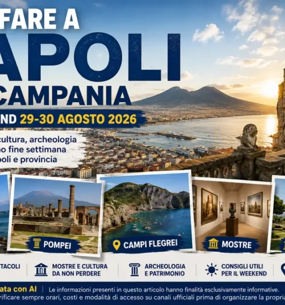 cosa fare a Napoli e in Campania nel weekend 29 30 agosto 2026
