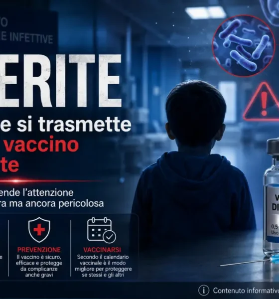 difterite cosa è e come si trasmette