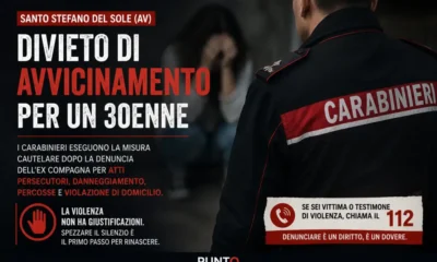 divieto avvicinamento santo stegano del sole